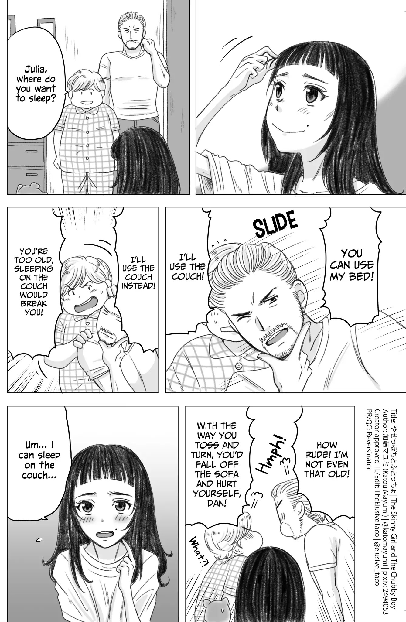 The Skinny Girl and The Chubby Boy Chapter 4 page 1 - Chapter 4
