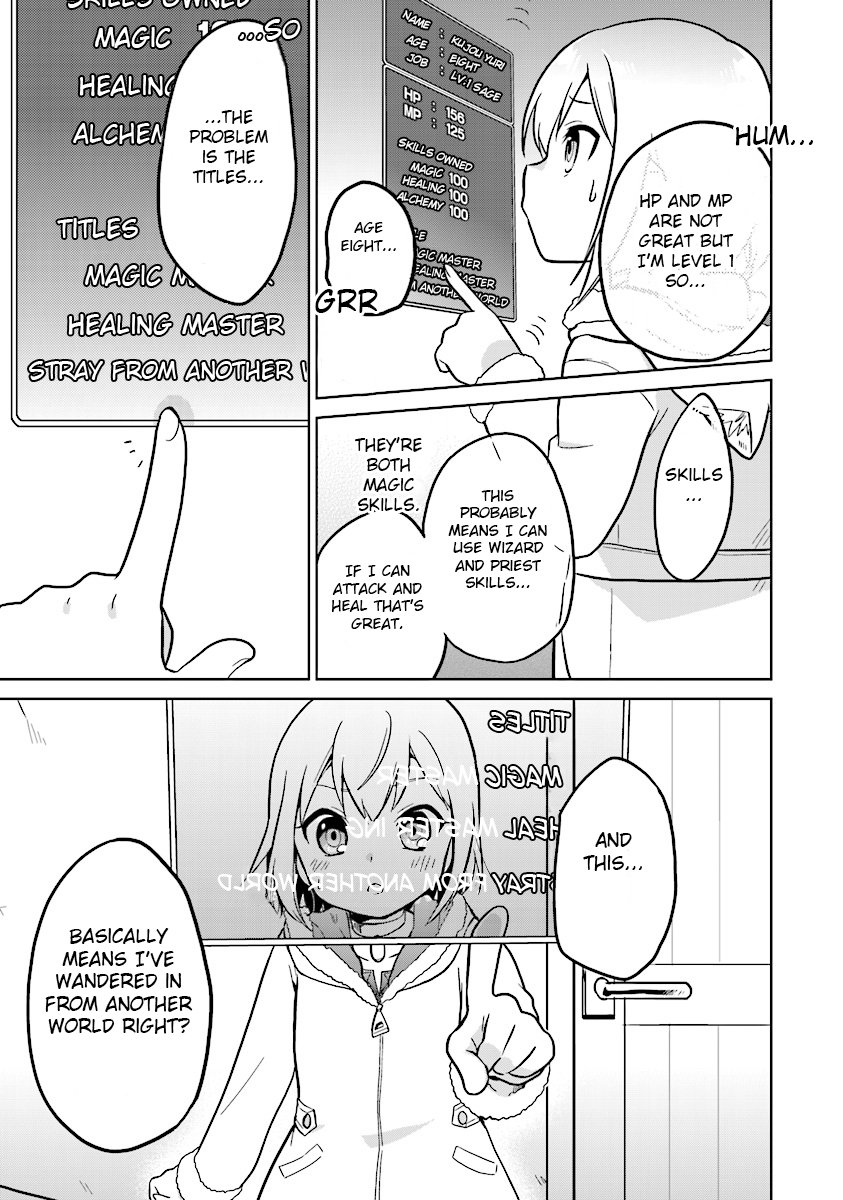 The Small Sage Will Try Her Best In the Different World from Lv. 1! Chapter 2 page 9 - Chapter 2: Why am I so smaaaall !!?