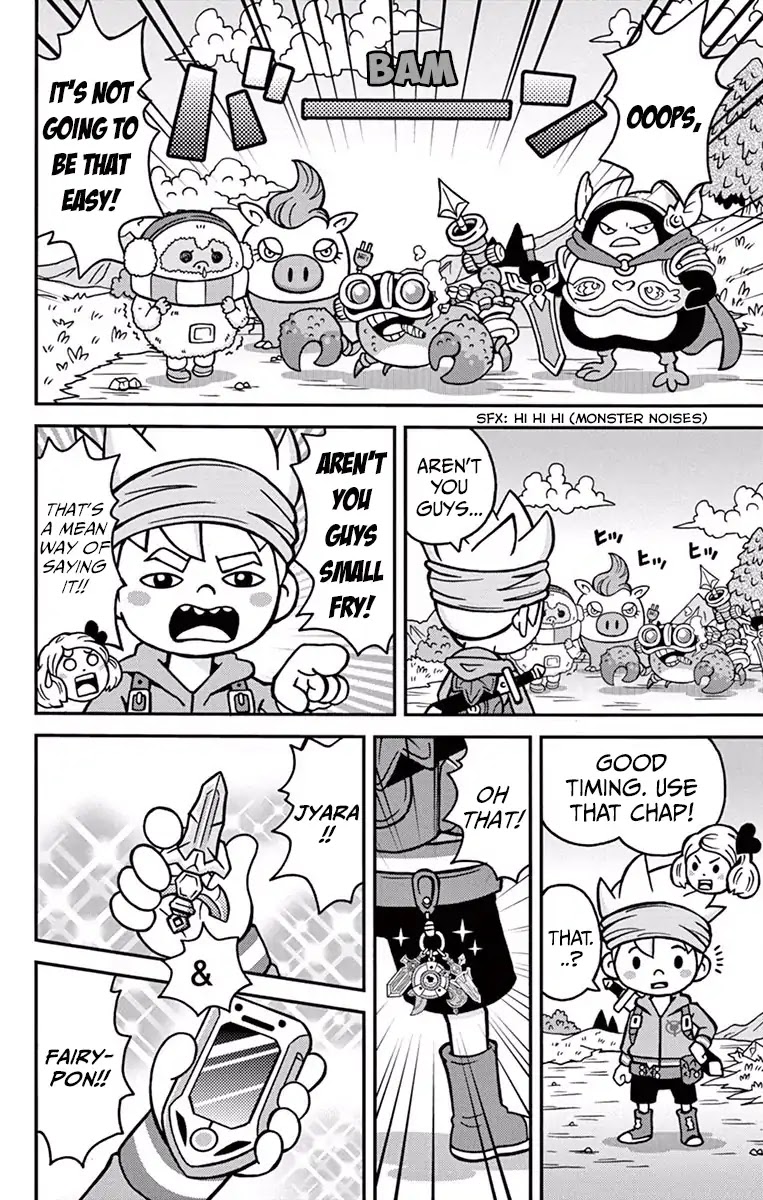 The Snack World (CoroCoro) Chapter 1 page 14 - Chapter 1: An adventure with exciting weapons and hilarious friends!!