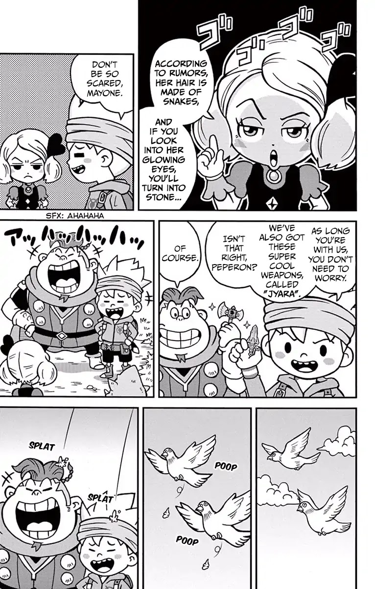 The Snack World (CoroCoro) Chapter 1 page 8 - Chapter 1: An adventure with exciting weapons and hilarious friends!!