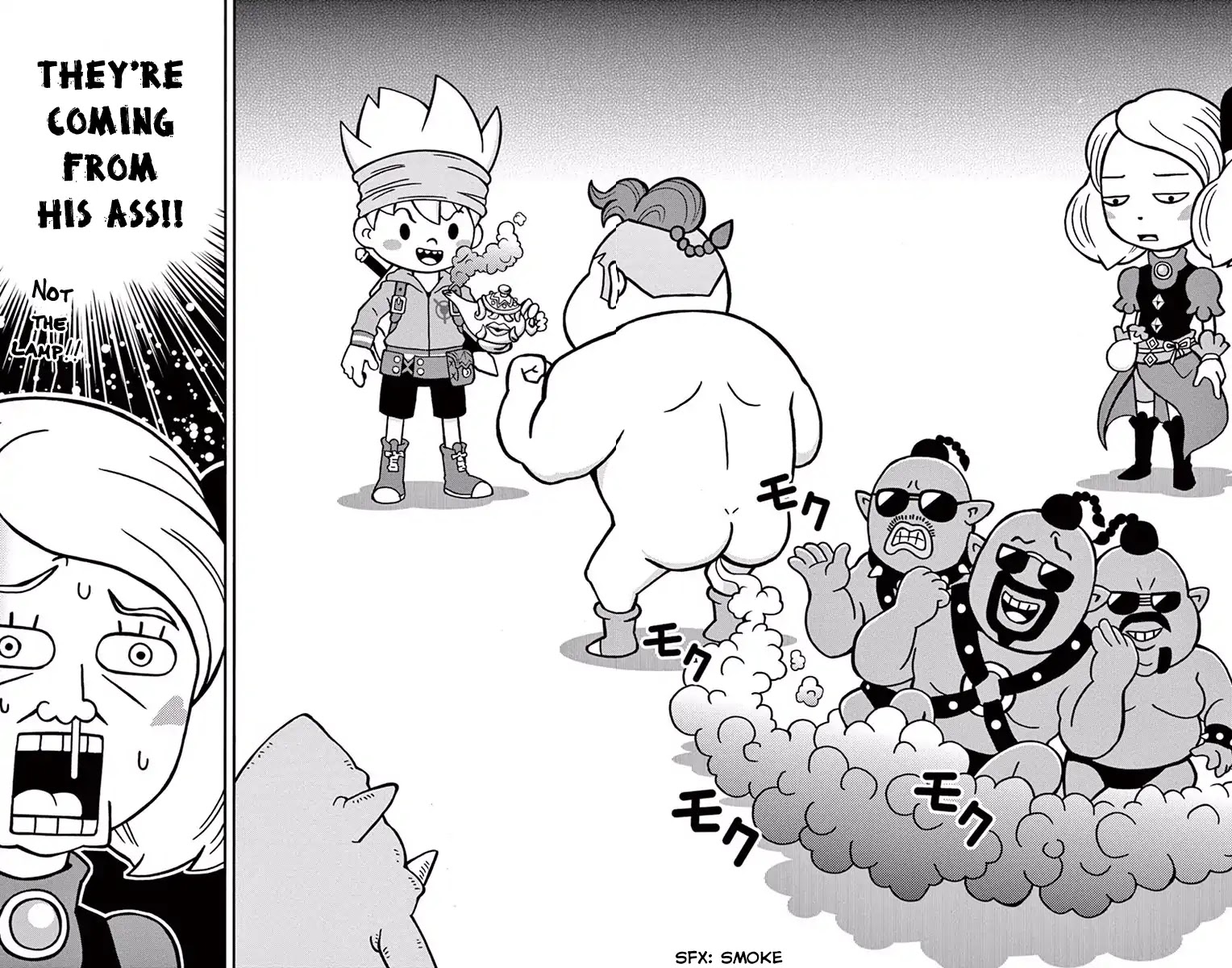 The Snack World (CoroCoro) Chapter 3 page 10 - Chapter 3: Gobusan is also getting bigger exponentially!?