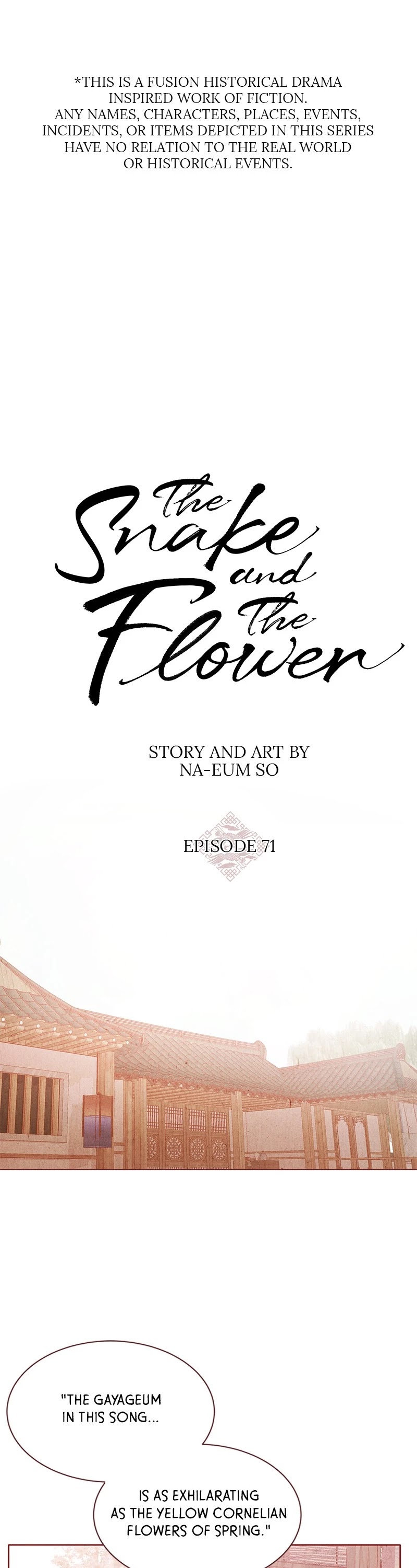 The Snake and the Flower Chapter 71 page 1 - Chapter 71: Episode 71