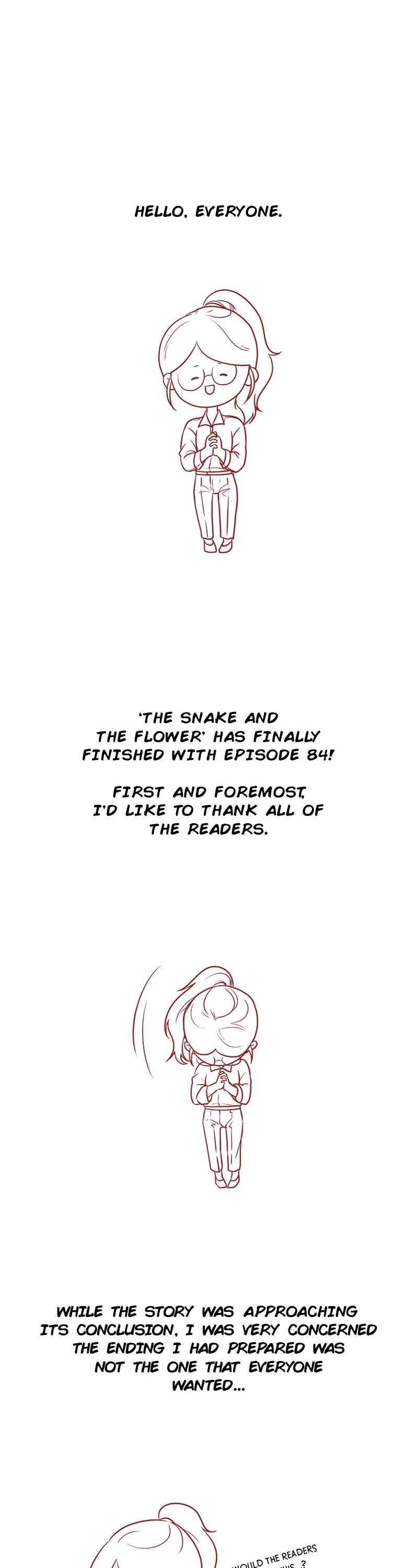The Snake and the Flower Chapter 85 page 1 - Chapter 85: Episode 85 (Afterword) [END]