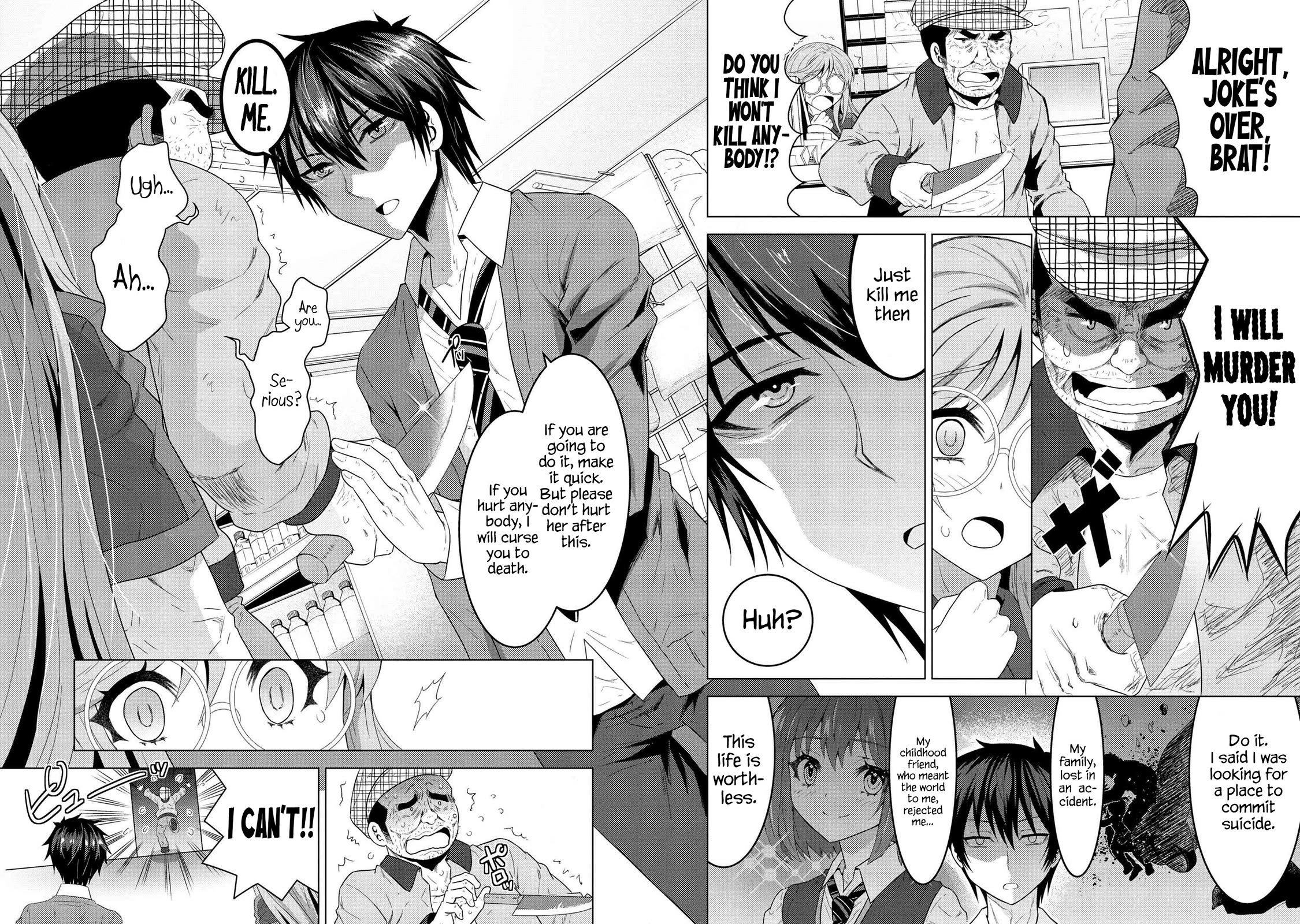 The Sobbing Clerk I Helped From the Convenience Store’s Robbery Is in Fact a Naive and Cute Gal From My Class Chapter 1 page 14 - Chapter 1
