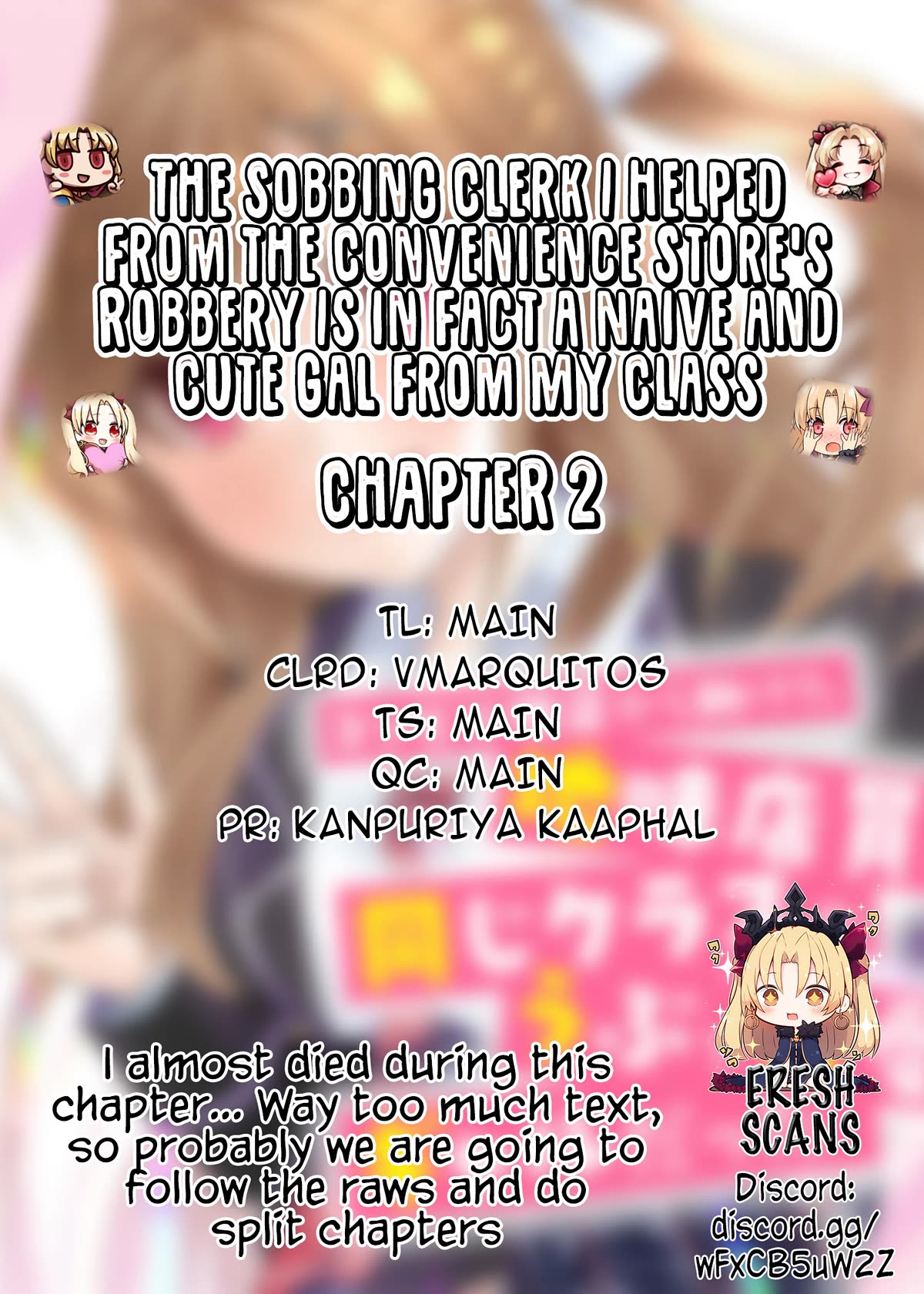 The Sobbing Clerk I Helped From the Convenience Store’s Robbery Is in Fact a Naive and Cute Gal From My Class Chapter 2 page 33 - Chapter 2