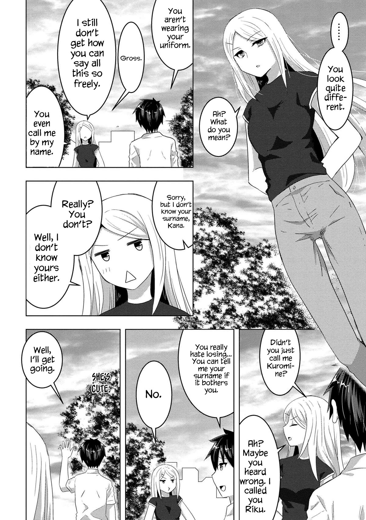 The Sobbing Clerk I Helped From the Convenience Store’s Robbery Is in Fact a Naive and Cute Gal From My Class Chapter 6 page 24 - Chapter 6