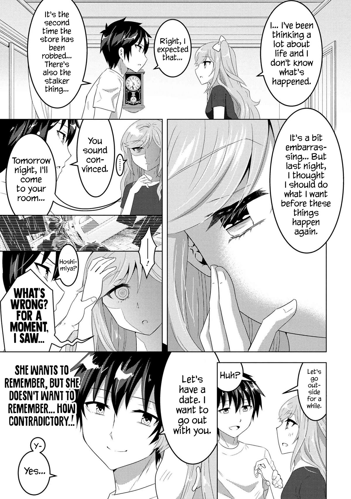 The Sobbing Clerk I Helped From the Convenience Store’s Robbery Is in Fact a Naive and Cute Gal From My Class Chapter 9.1 page 16 - Chapter 9.1