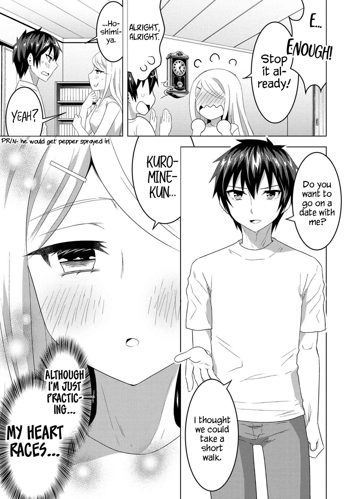 The Sobbing Clerk I Helped From the Convenience Store’s Robbery Is in Fact a Naive and Cute Gal From My Class Chapter 9.1 page 8 - Chapter 9.1