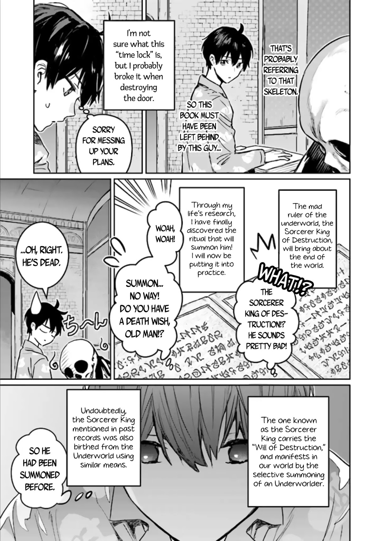 The Sorcerer King of Destruction and the Golem of the Barbarian Queen Chapter 1 page 23 - Chapter 1