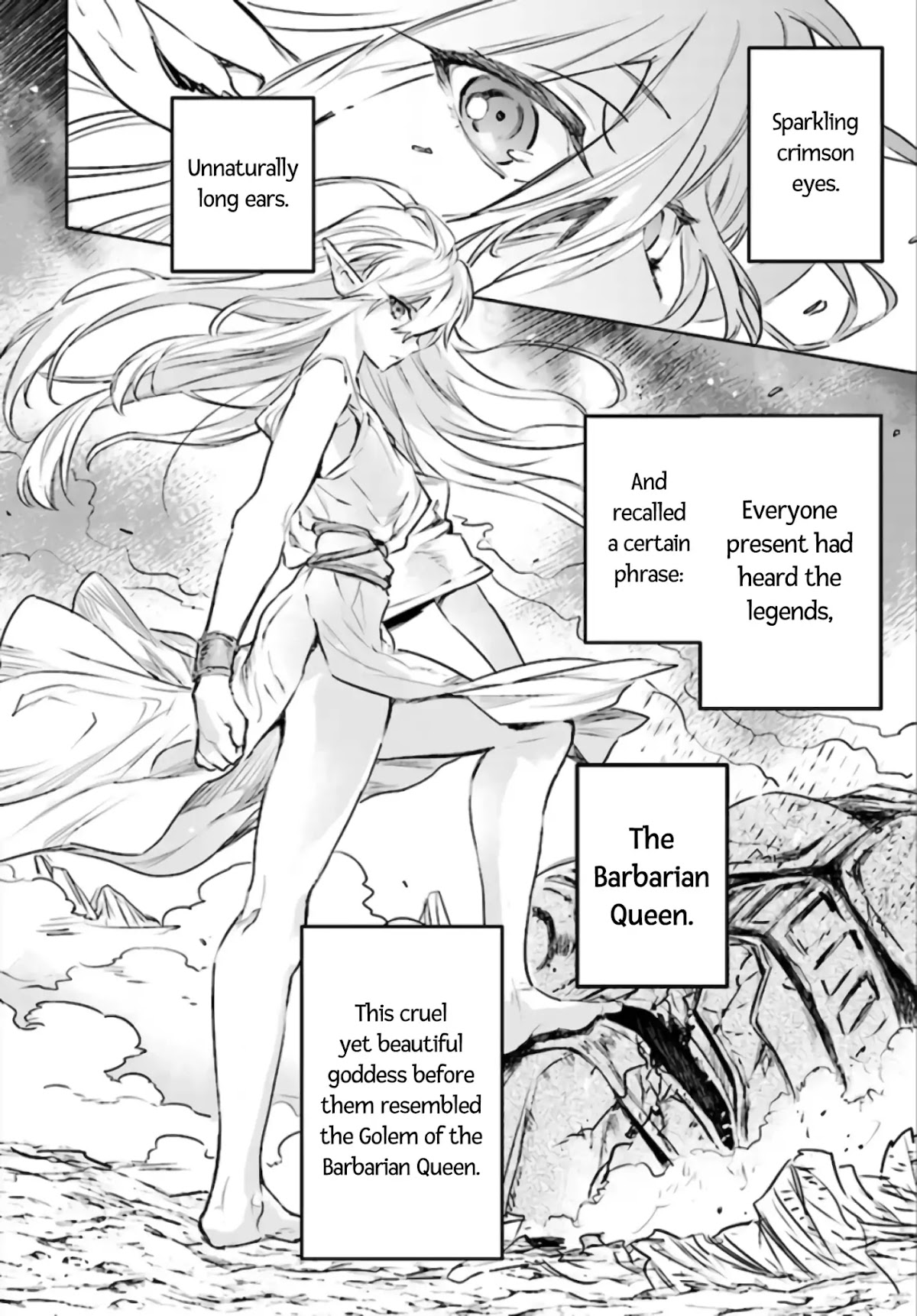 The Sorcerer King of Destruction and the Golem of the Barbarian Queen Chapter 1 page 4 - Chapter 1