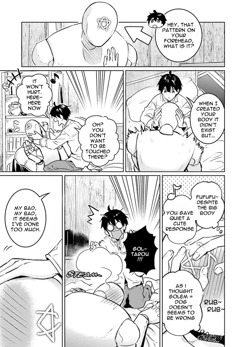 The Sorcerer King of Destruction and the Golem of the Barbarian Queen Chapter 3 page 7 - Chapter 3