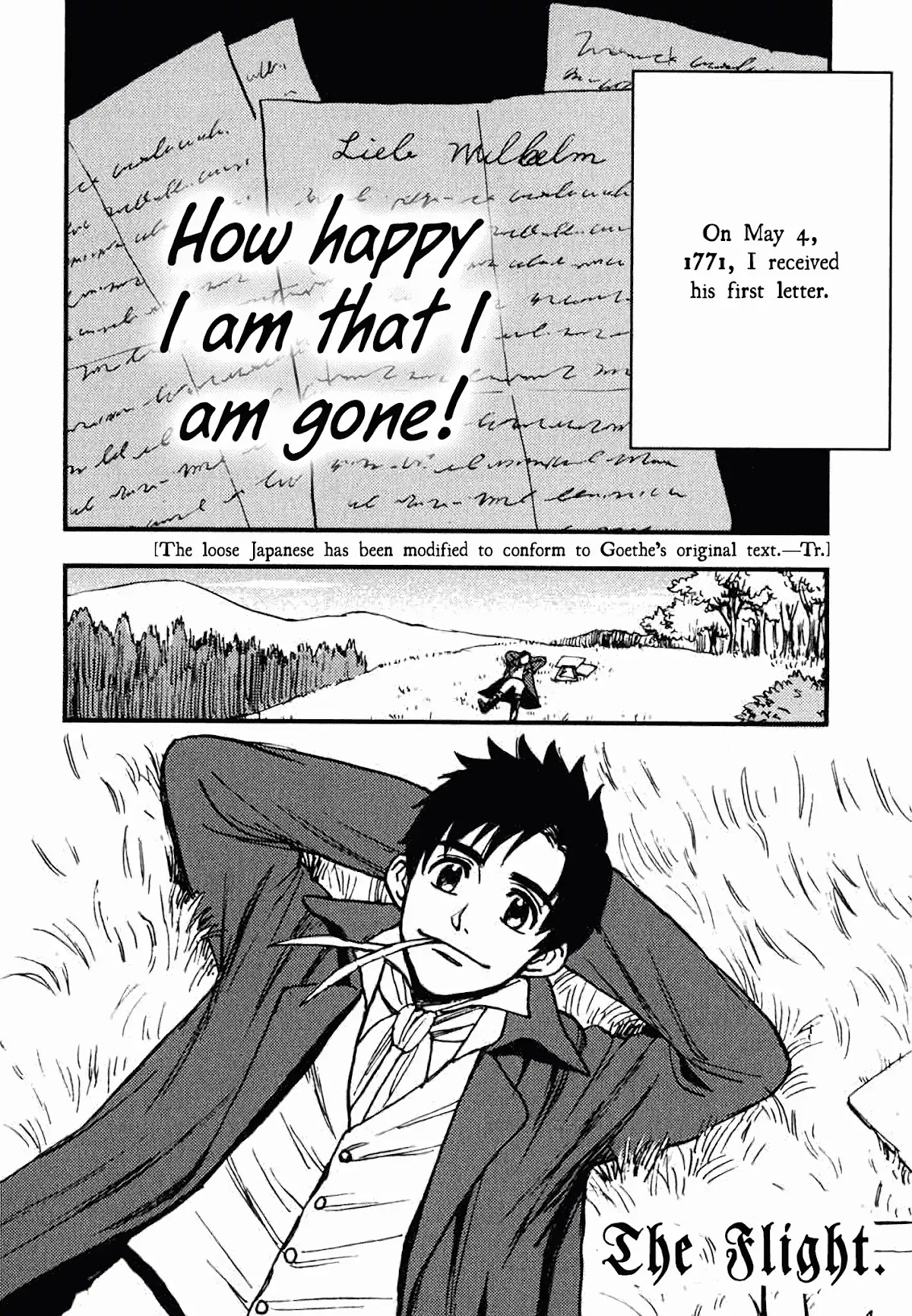 The Sorrows of Young Werther Chapter 2 page 1 - Chapter 2: The Flight