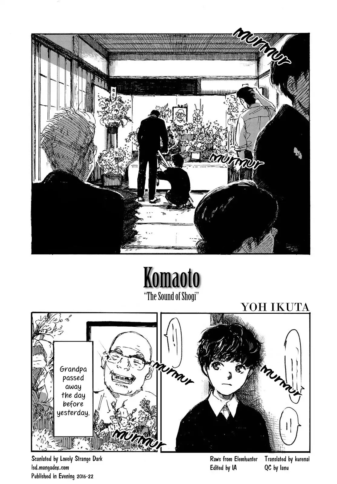 The Sound of Shogi Chapter 0 page 1 - Chapter 0: Oneshot