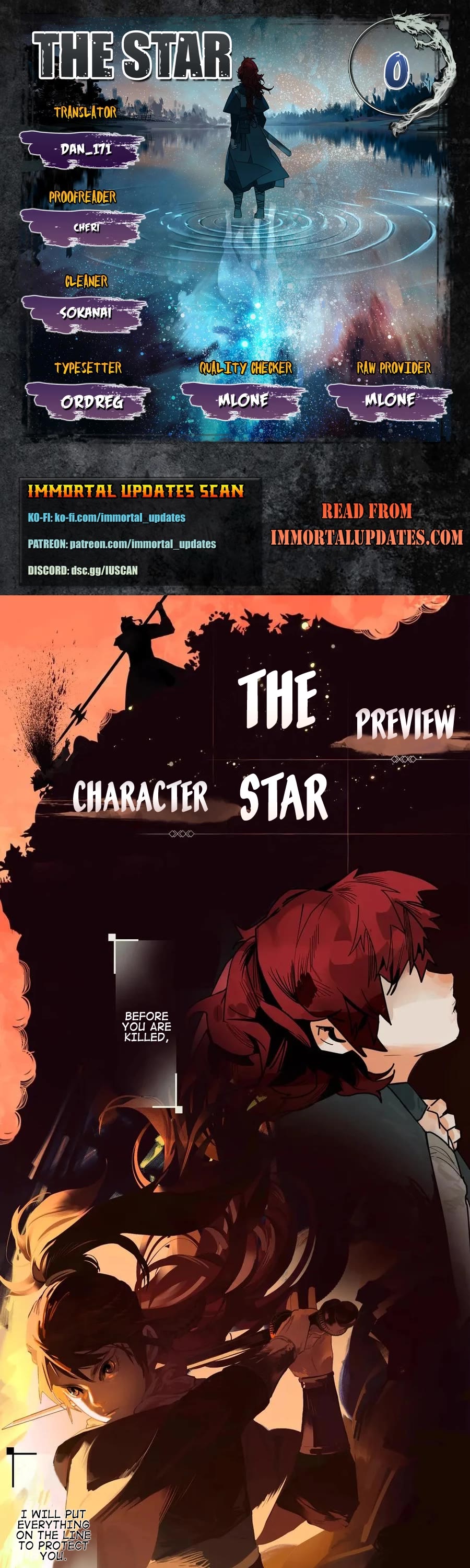 The Star Chapter 0 page 1 - Chapter 0: Debuts