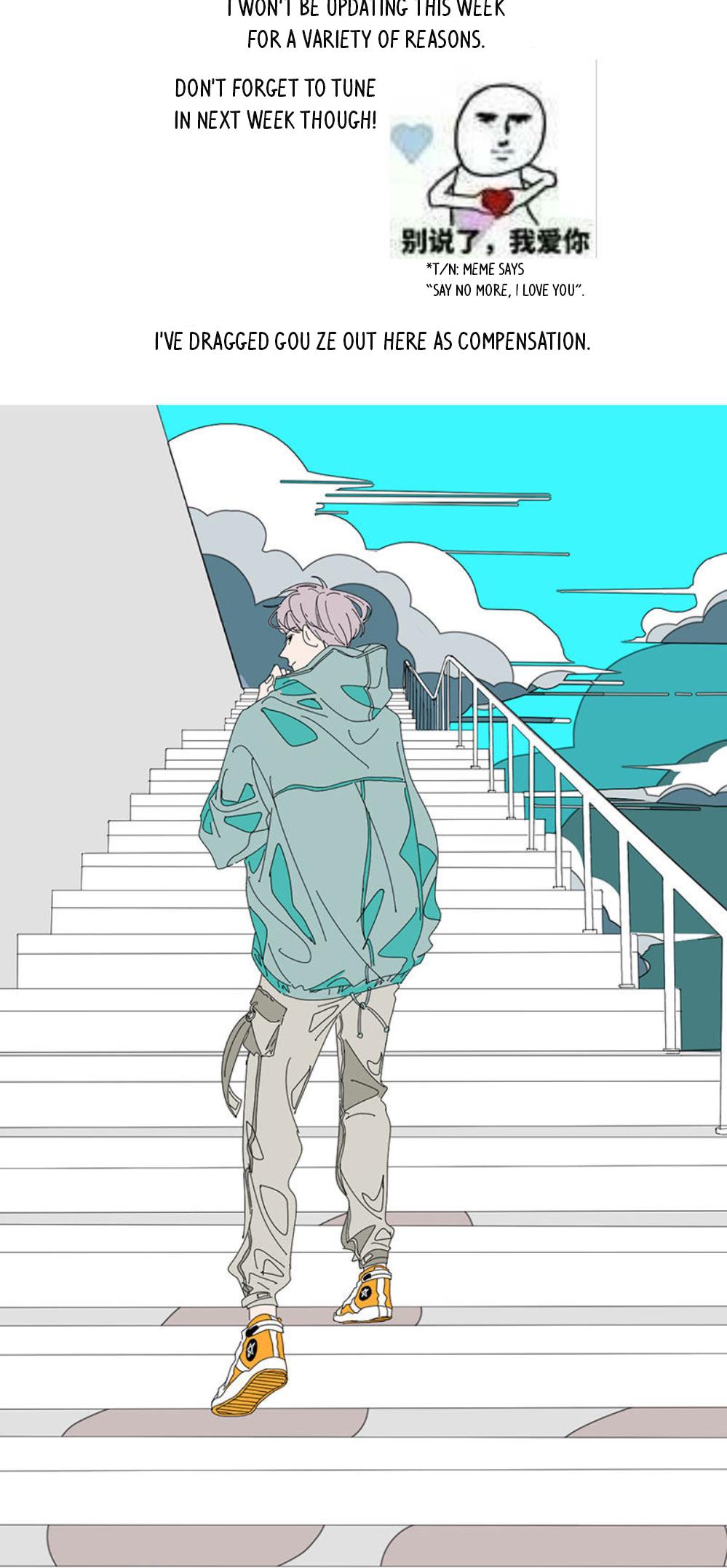 The Story About You x Me Chapter 34.5 page 4 - Chapter 34.5: Hiatus Notice