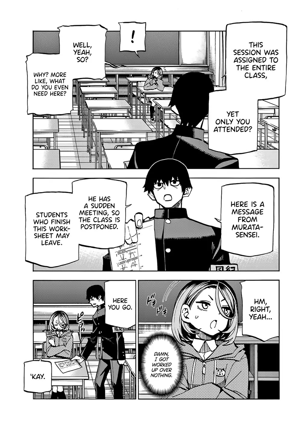The Story Between a Dumb Prefect and a High School Girl with an Inappropriate Skirt Length Chapter 1 page 11 - Chapter 1