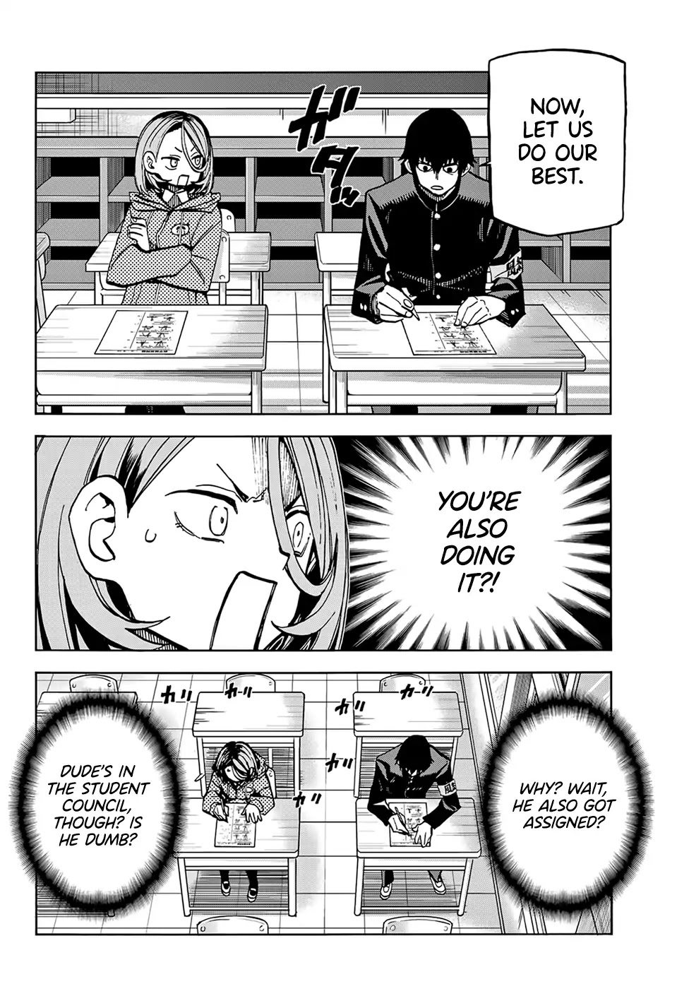 The Story Between a Dumb Prefect and a High School Girl with an Inappropriate Skirt Length Chapter 1 page 12 - Chapter 1