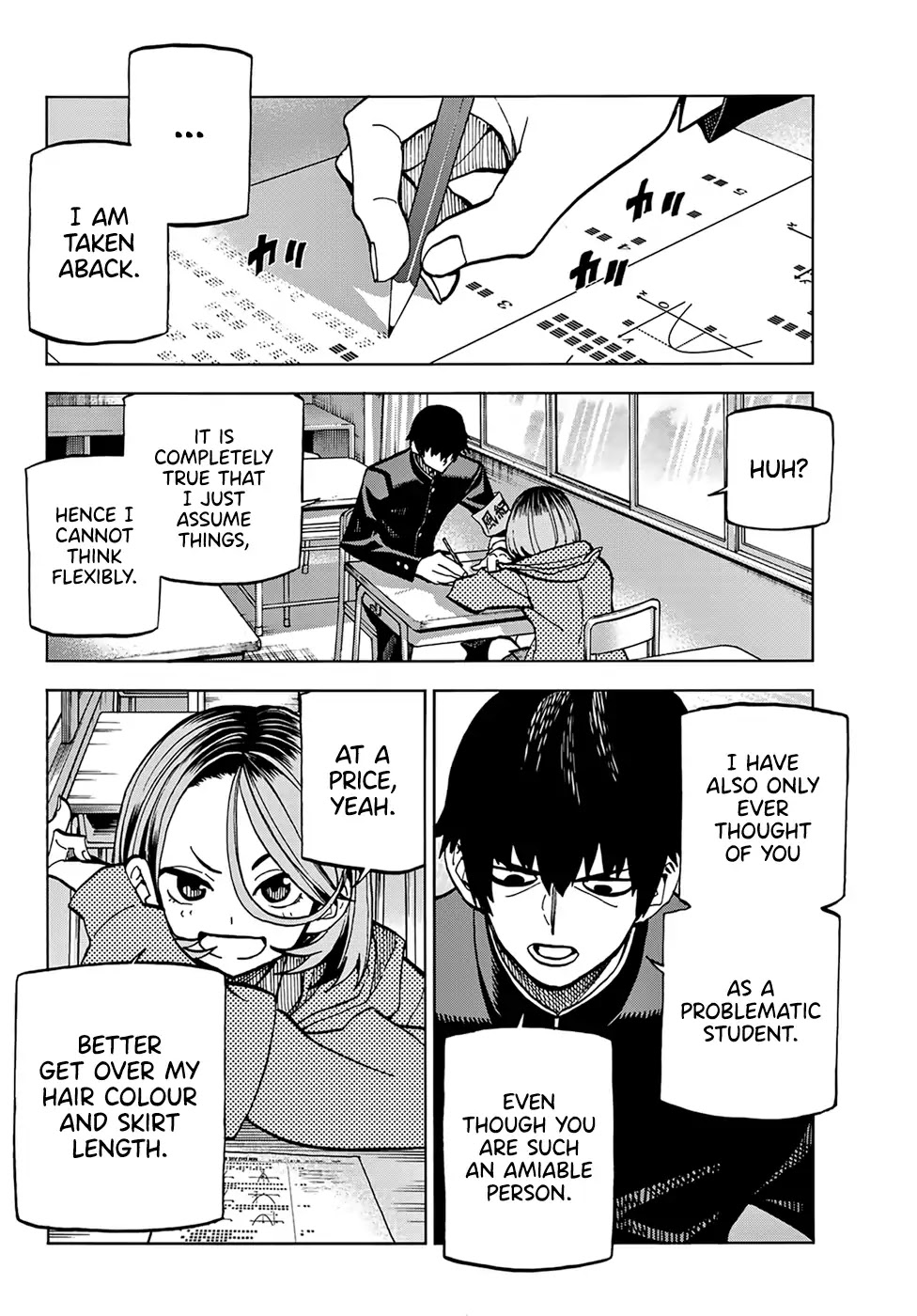 The Story Between a Dumb Prefect and a High School Girl with an Inappropriate Skirt Length Chapter 1 page 18 - Chapter 1