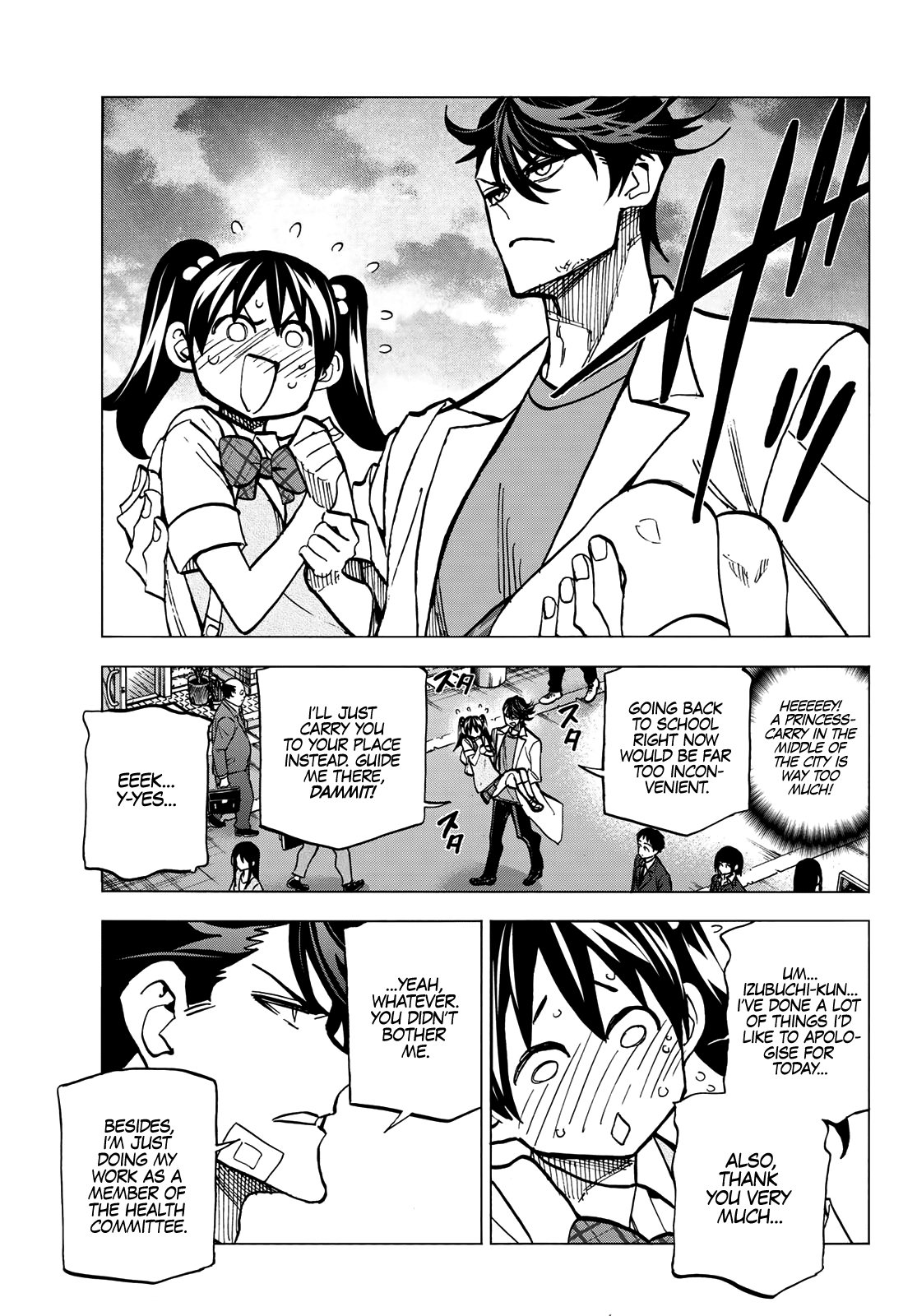 The Story Between a Dumb Prefect and a High School Girl with an Inappropriate Skirt Length Chapter 10 page 20 - Chapter 10: The Story About the Dumb Health Committee Member and the High School Girl Who’s Prone to Falling