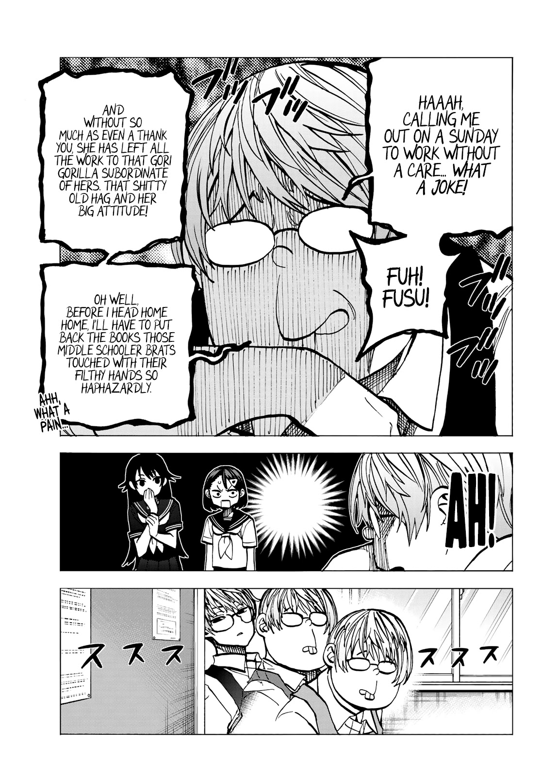 The Story Between a Dumb Prefect and a High School Girl with an Inappropriate Skirt Length Chapter 11 page 12 - Chapter 11: A Story About the Dumb Prefect and the School Visit