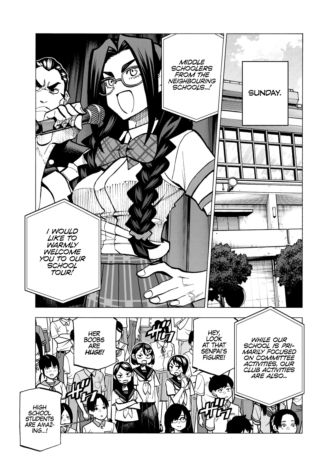 The Story Between a Dumb Prefect and a High School Girl with an Inappropriate Skirt Length Chapter 11 page 4 - Chapter 11: A Story About the Dumb Prefect and the School Visit