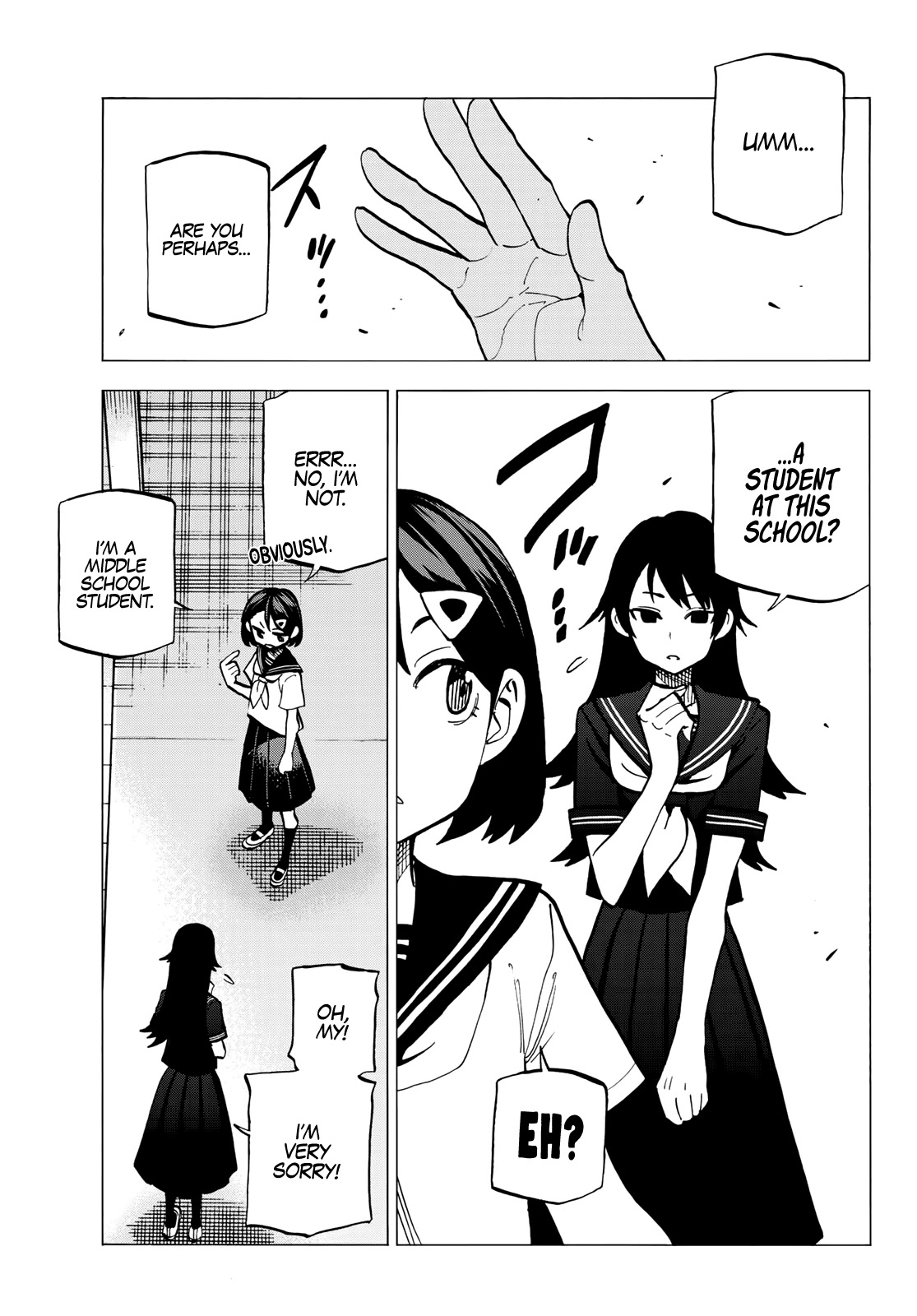 The Story Between a Dumb Prefect and a High School Girl with an Inappropriate Skirt Length Chapter 11 page 6 - Chapter 11: A Story About the Dumb Prefect and the School Visit