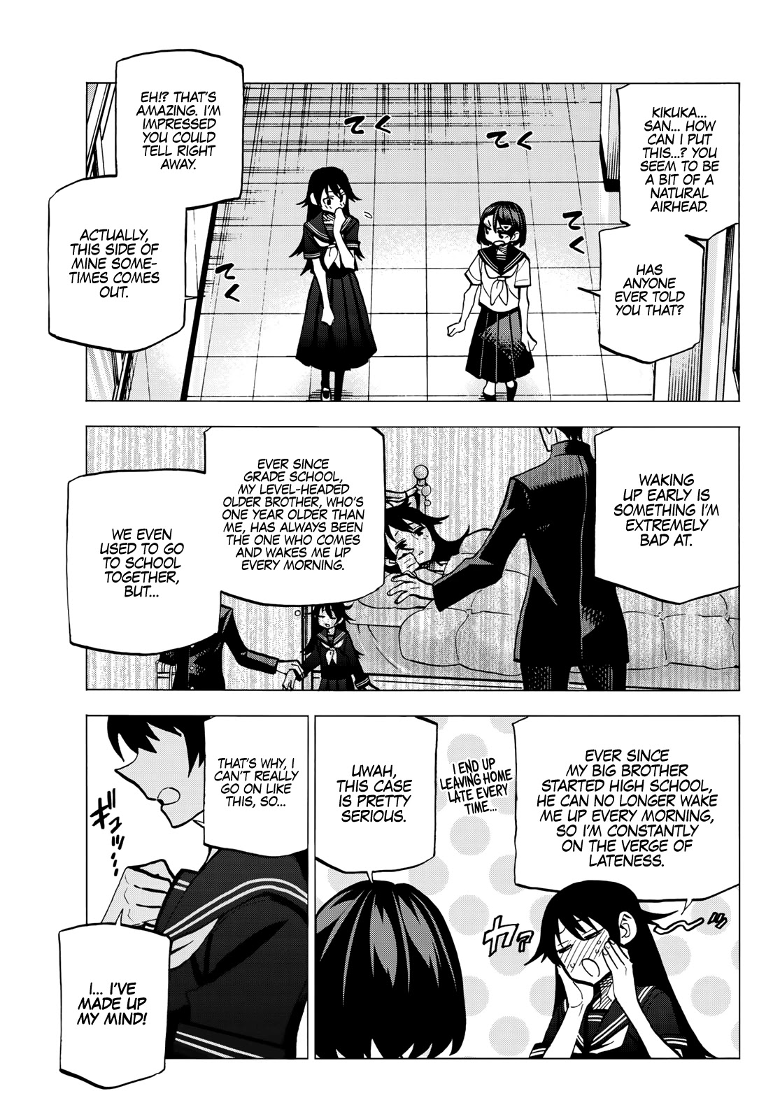The Story Between a Dumb Prefect and a High School Girl with an Inappropriate Skirt Length Chapter 11 page 8 - Chapter 11: A Story About the Dumb Prefect and the School Visit