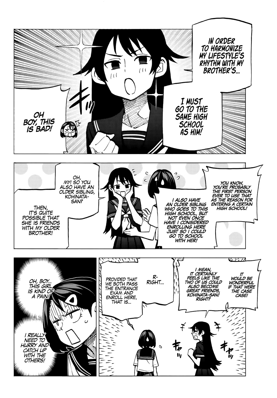 The Story Between a Dumb Prefect and a High School Girl with an Inappropriate Skirt Length Chapter 11 page 9 - Chapter 11: A Story About the Dumb Prefect and the School Visit