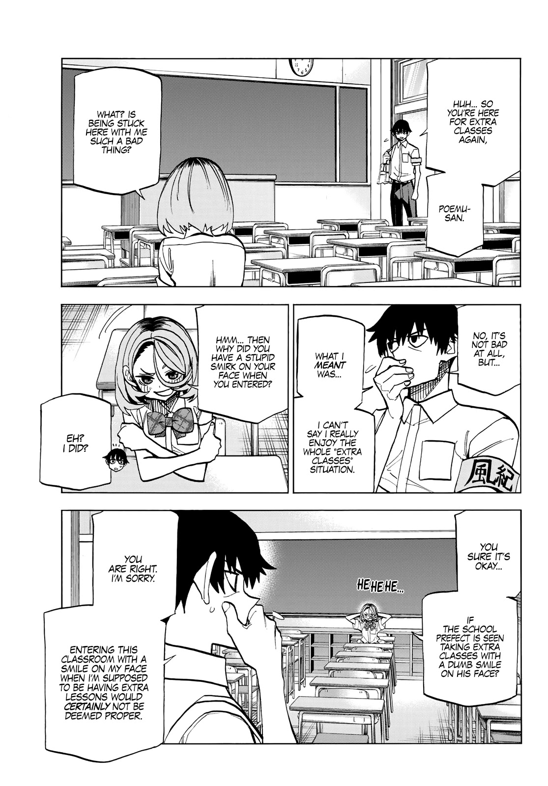 The Story Between a Dumb Prefect and a High School Girl with an Inappropriate Skirt Length Chapter 12 page 6 - Chapter 12: The Story About The Dumb Prefect Having Extra Lessons, Yet Again