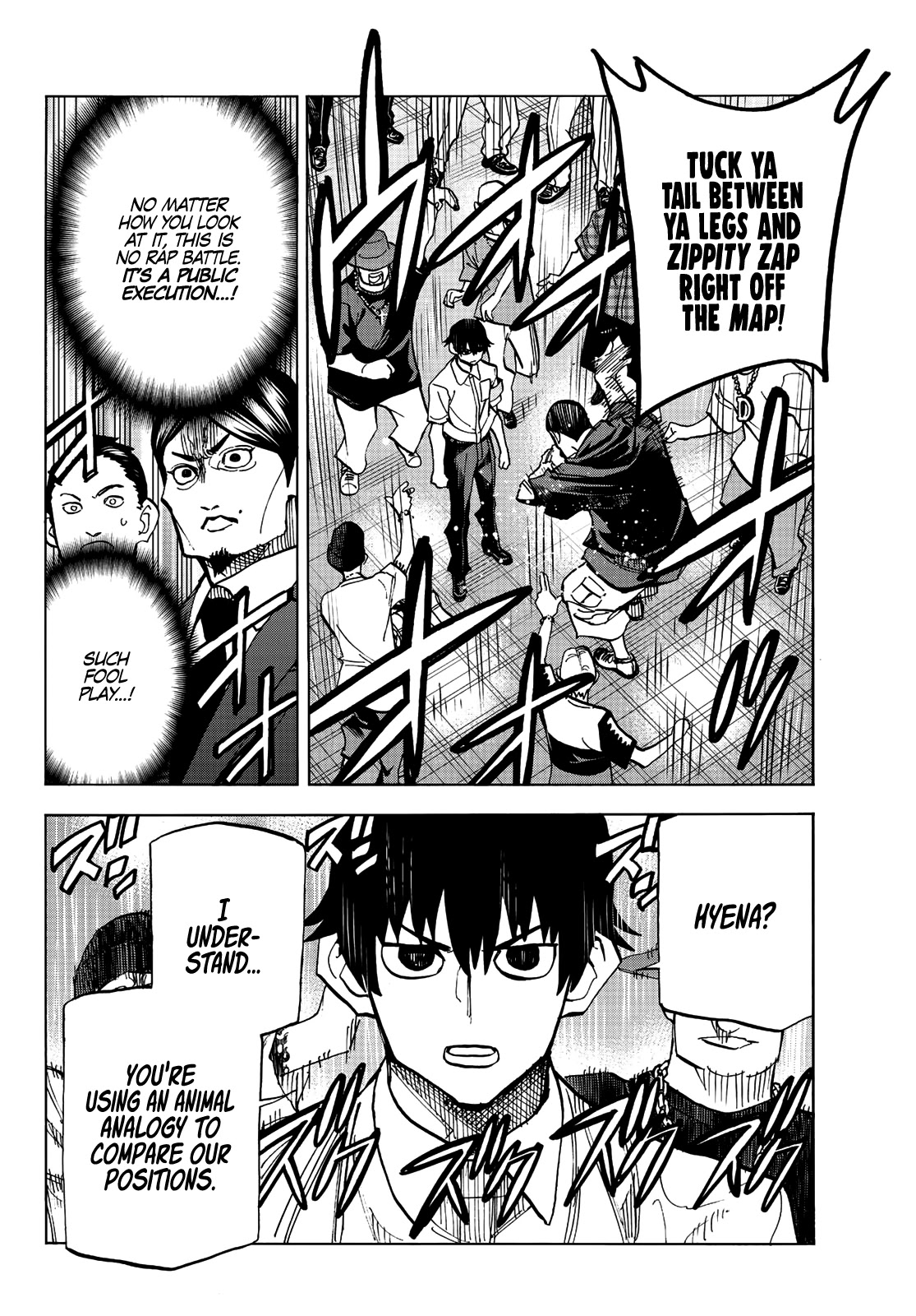 The Story Between a Dumb Prefect and a High School Girl with an Inappropriate Skirt Length Chapter 13 page 12 - Chapter 13: A Story About The Dumb Prefect Being Challenged to a Street Battle