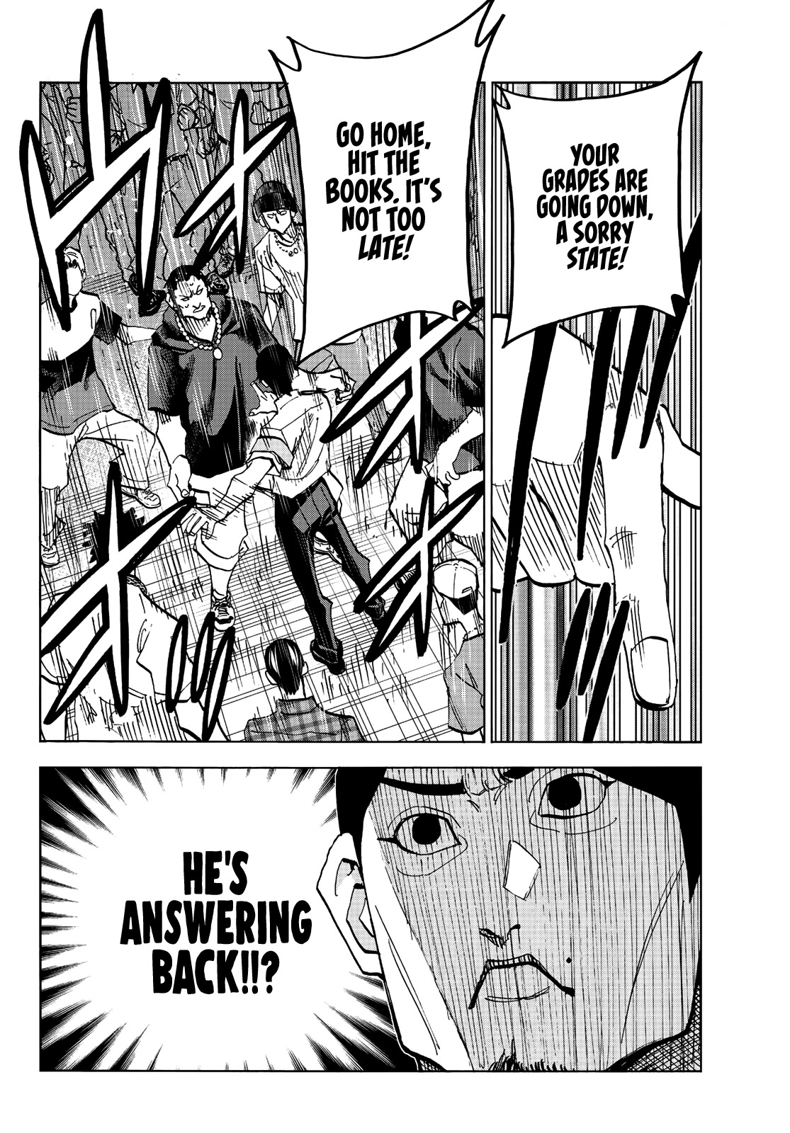 The Story Between a Dumb Prefect and a High School Girl with an Inappropriate Skirt Length Chapter 13 page 14 - Chapter 13: A Story About The Dumb Prefect Being Challenged to a Street Battle