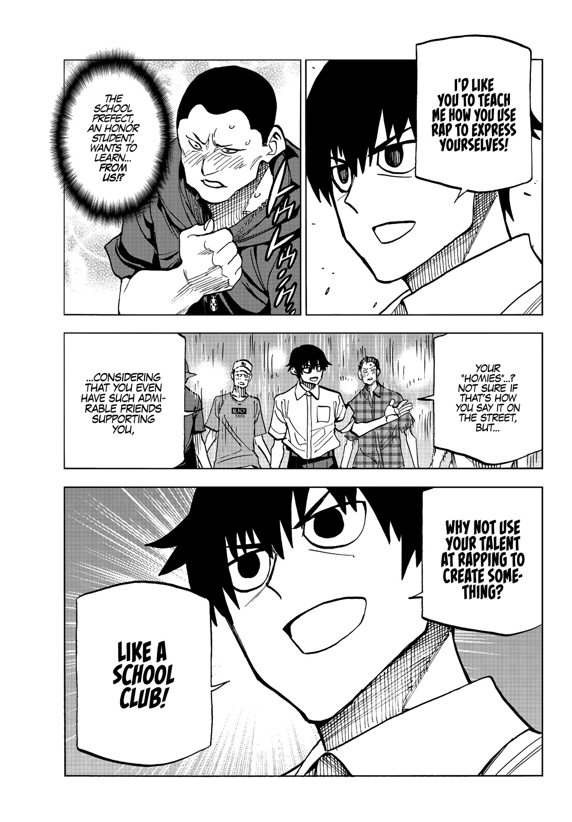 The Story Between a Dumb Prefect and a High School Girl with an Inappropriate Skirt Length Chapter 13 page 19 - Chapter 13: A Story About The Dumb Prefect Being Challenged to a Street Battle