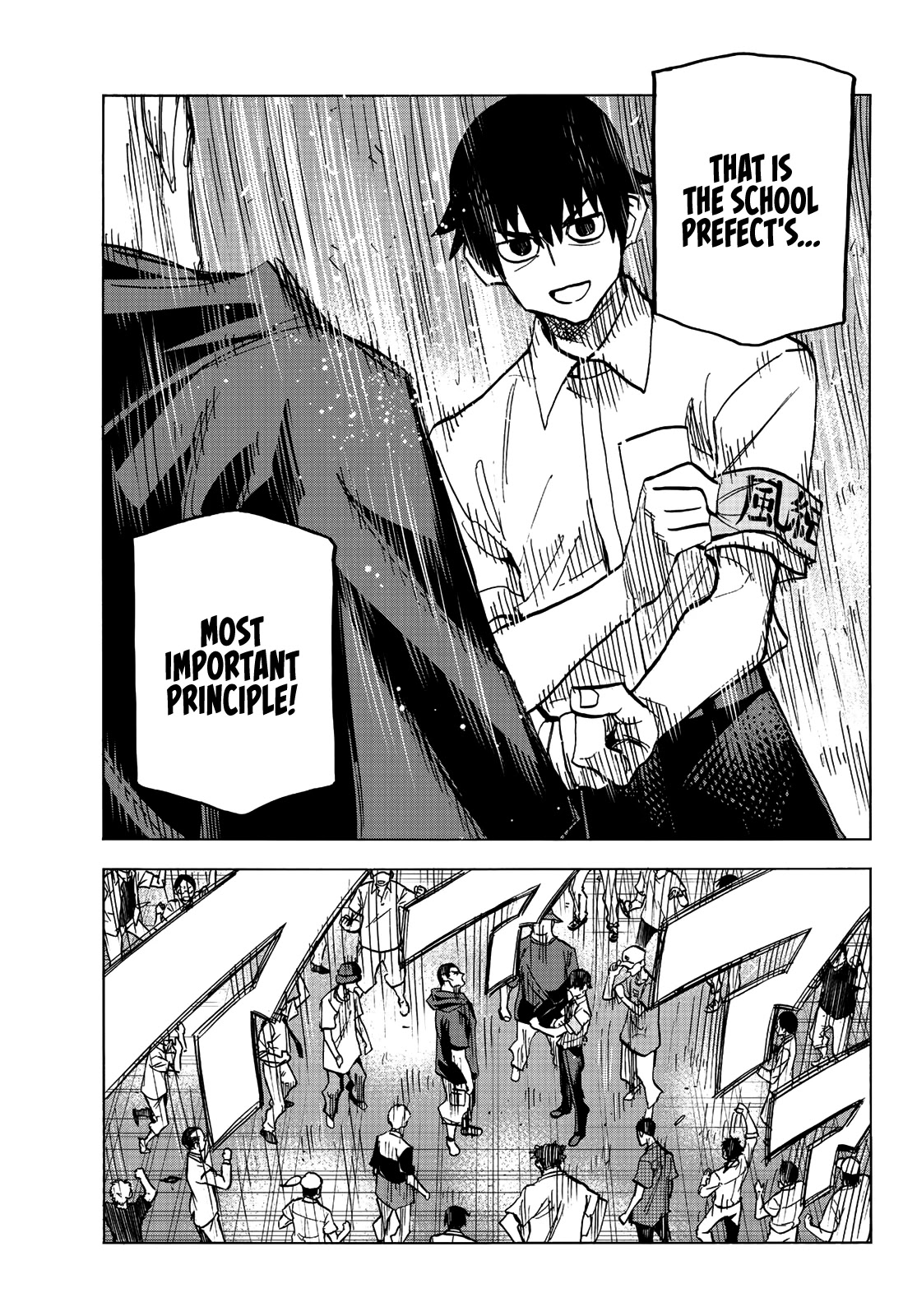 The Story Between a Dumb Prefect and a High School Girl with an Inappropriate Skirt Length Chapter 13 page 21 - Chapter 13: A Story About The Dumb Prefect Being Challenged to a Street Battle