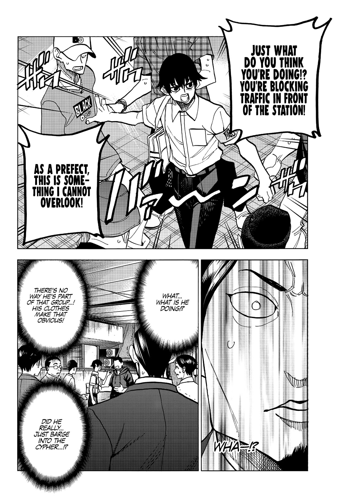 The Story Between a Dumb Prefect and a High School Girl with an Inappropriate Skirt Length Chapter 13 page 8 - Chapter 13: A Story About The Dumb Prefect Being Challenged to a Street Battle