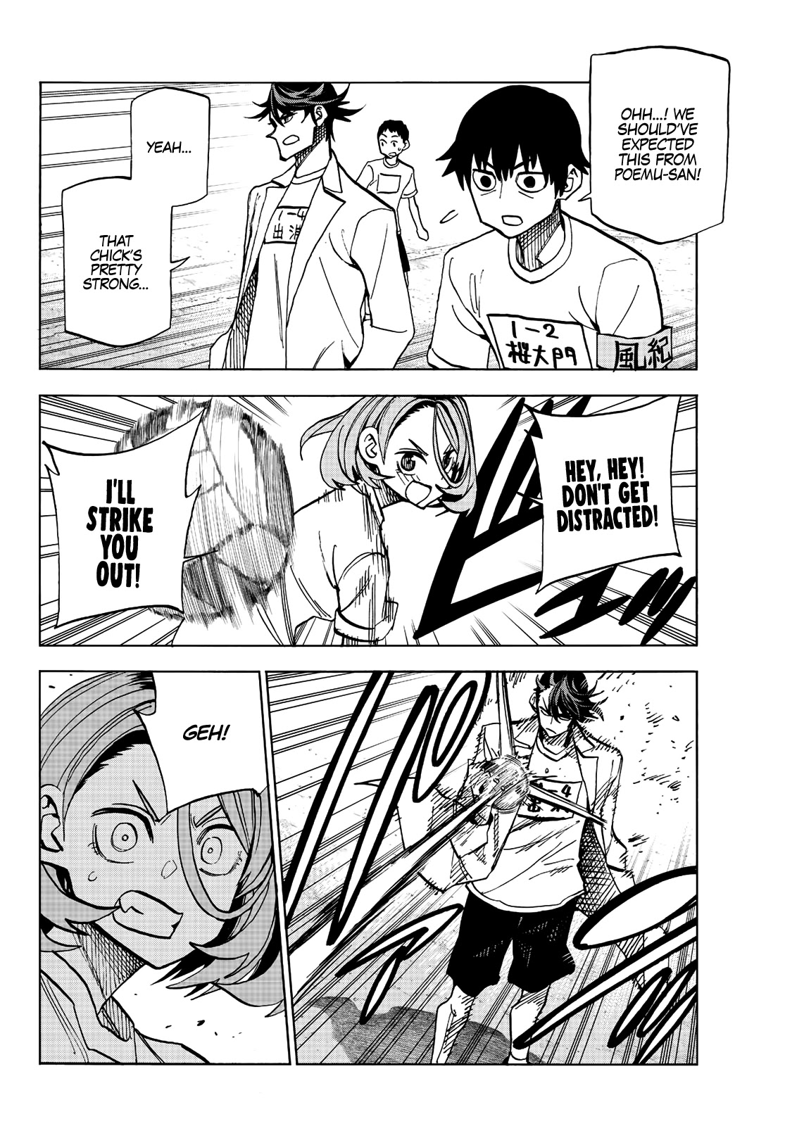 The Story Between a Dumb Prefect and a High School Girl with an Inappropriate Skirt Length Chapter 14 page 11 - Chapter 14: The Story About the Dumb Prefect and His Friends Working Hard During Their PE Class