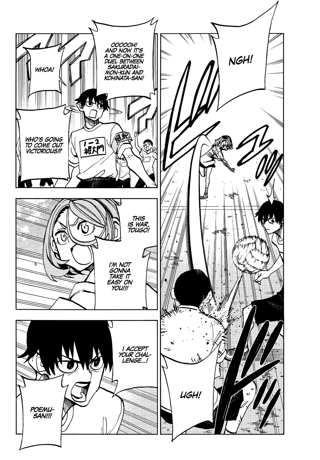 The Story Between a Dumb Prefect and a High School Girl with an Inappropriate Skirt Length Chapter 14 page 17 - Chapter 14: The Story About the Dumb Prefect and His Friends Working Hard During Their PE Class