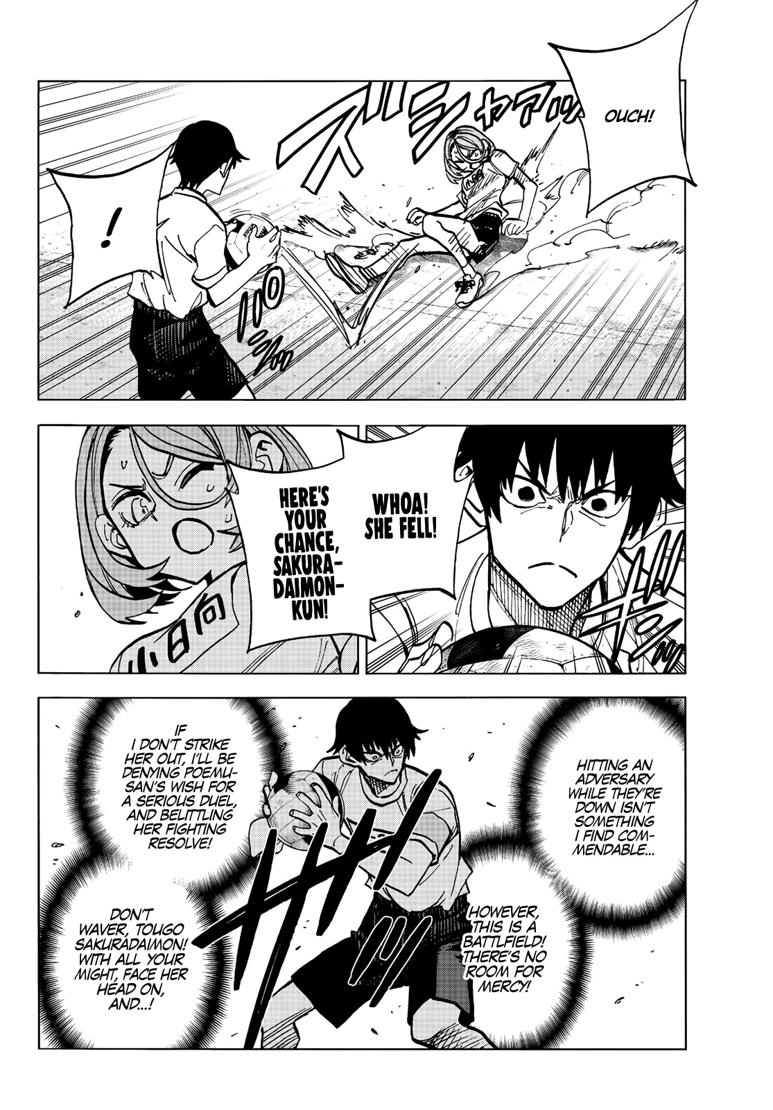 The Story Between a Dumb Prefect and a High School Girl with an Inappropriate Skirt Length Chapter 14 page 19 - Chapter 14: The Story About the Dumb Prefect and His Friends Working Hard During Their PE Class