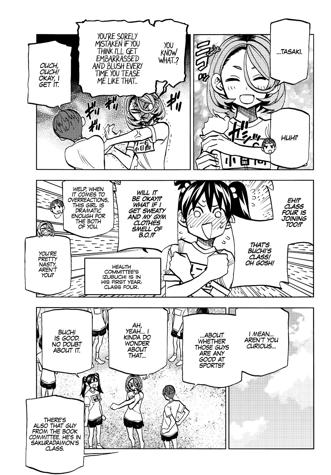 The Story Between a Dumb Prefect and a High School Girl with an Inappropriate Skirt Length Chapter 14 page 4 - Chapter 14: The Story About the Dumb Prefect and His Friends Working Hard During Their PE Class