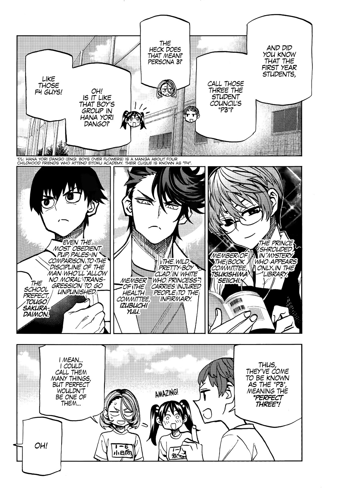 The Story Between a Dumb Prefect and a High School Girl with an Inappropriate Skirt Length Chapter 14 page 5 - Chapter 14: The Story About the Dumb Prefect and His Friends Working Hard During Their PE Class