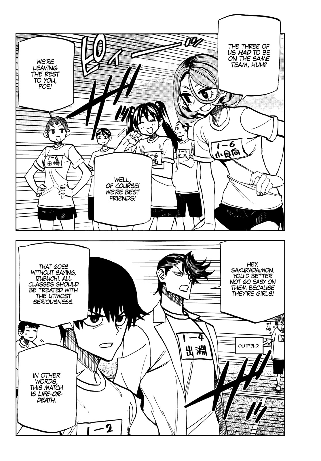 The Story Between a Dumb Prefect and a High School Girl with an Inappropriate Skirt Length Chapter 14 page 9 - Chapter 14: The Story About the Dumb Prefect and His Friends Working Hard During Their PE Class