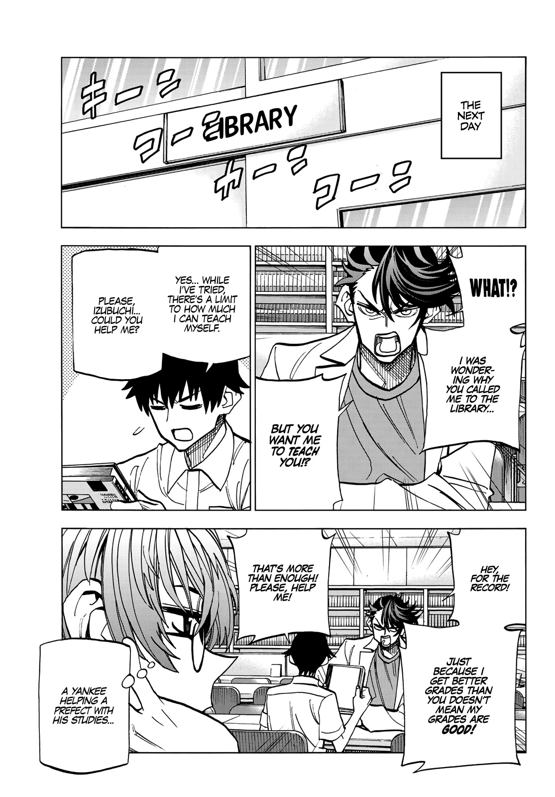 The Story Between a Dumb Prefect and a High School Girl with an Inappropriate Skirt Length Chapter 16 page 16 - Chapter 16: The Story About The Dumb Prefect Studying Hard