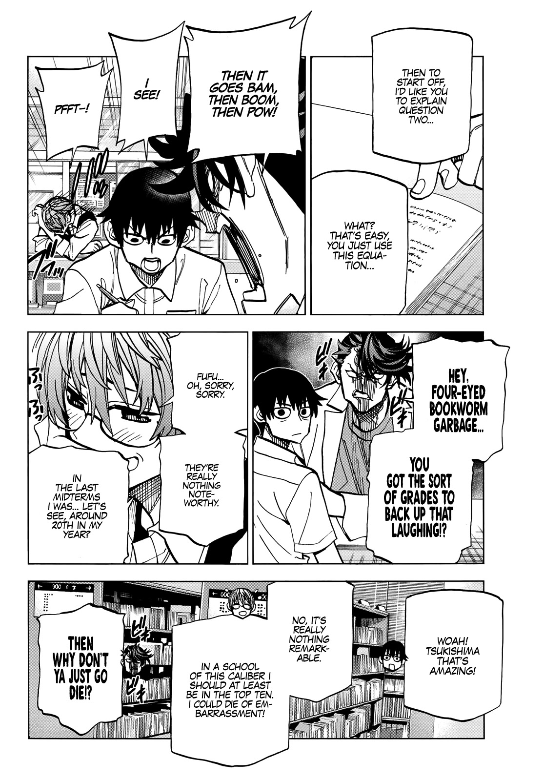 The Story Between a Dumb Prefect and a High School Girl with an Inappropriate Skirt Length Chapter 16 page 17 - Chapter 16: The Story About The Dumb Prefect Studying Hard