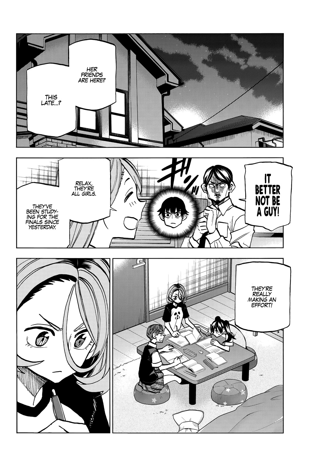 The Story Between a Dumb Prefect and a High School Girl with an Inappropriate Skirt Length Chapter 16 page 19 - Chapter 16: The Story About The Dumb Prefect Studying Hard