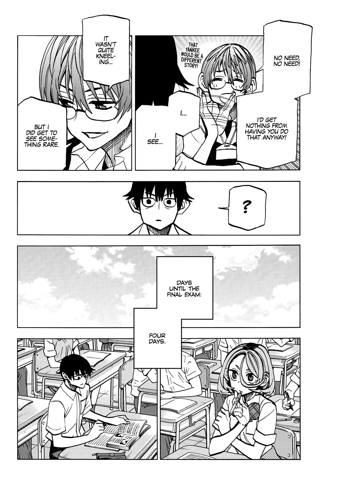 The Story Between a Dumb Prefect and a High School Girl with an Inappropriate Skirt Length Chapter 16 page 21 - Chapter 16: The Story About The Dumb Prefect Studying Hard
