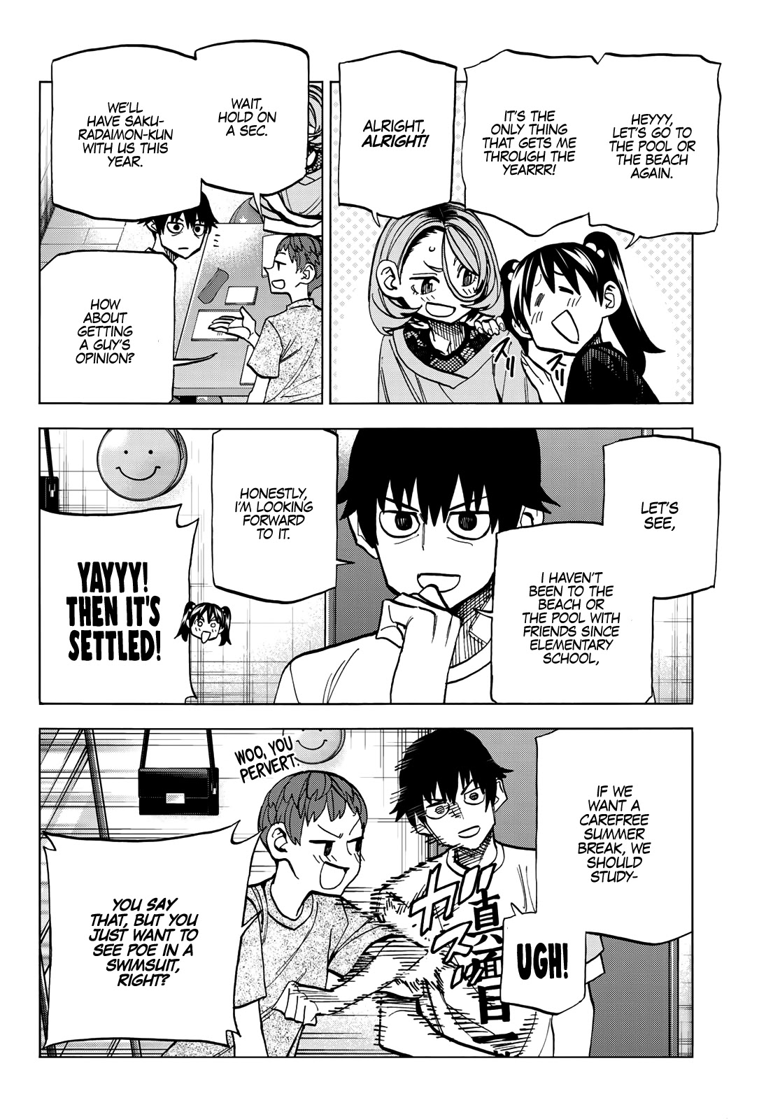 The Story Between a Dumb Prefect and a High School Girl with an Inappropriate Skirt Length Chapter 16 page 7 - Chapter 16: The Story About The Dumb Prefect Studying Hard