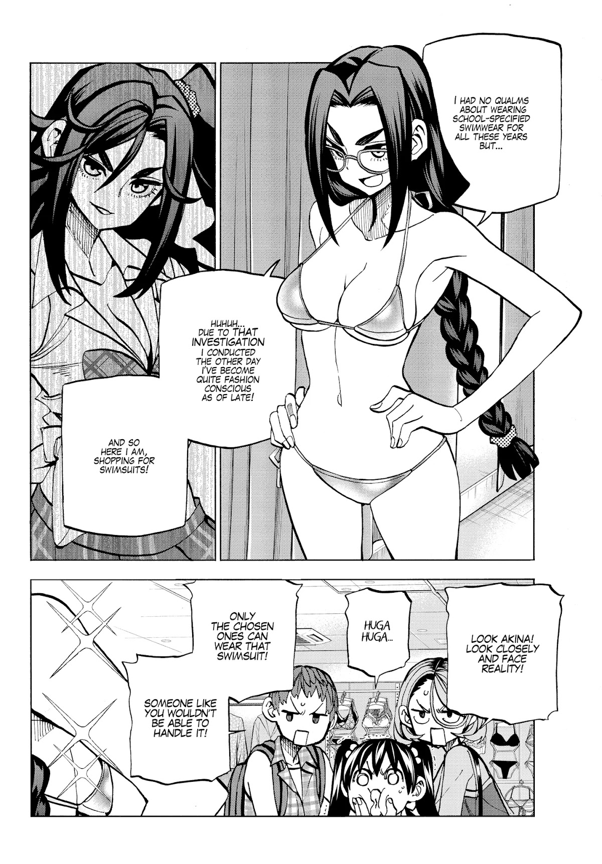 The Story Between a Dumb Prefect and a High School Girl with an Inappropriate Skirt Length Chapter 17 page 11 - Chapter 17: The Story About Dumb High School Girls and Swimsuit Shopping
