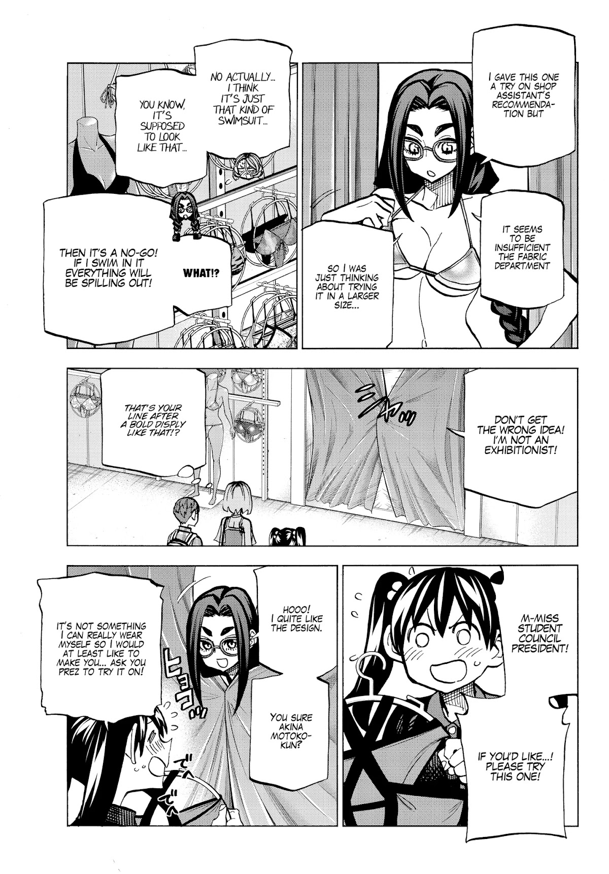 The Story Between a Dumb Prefect and a High School Girl with an Inappropriate Skirt Length Chapter 17 page 12 - Chapter 17: The Story About Dumb High School Girls and Swimsuit Shopping