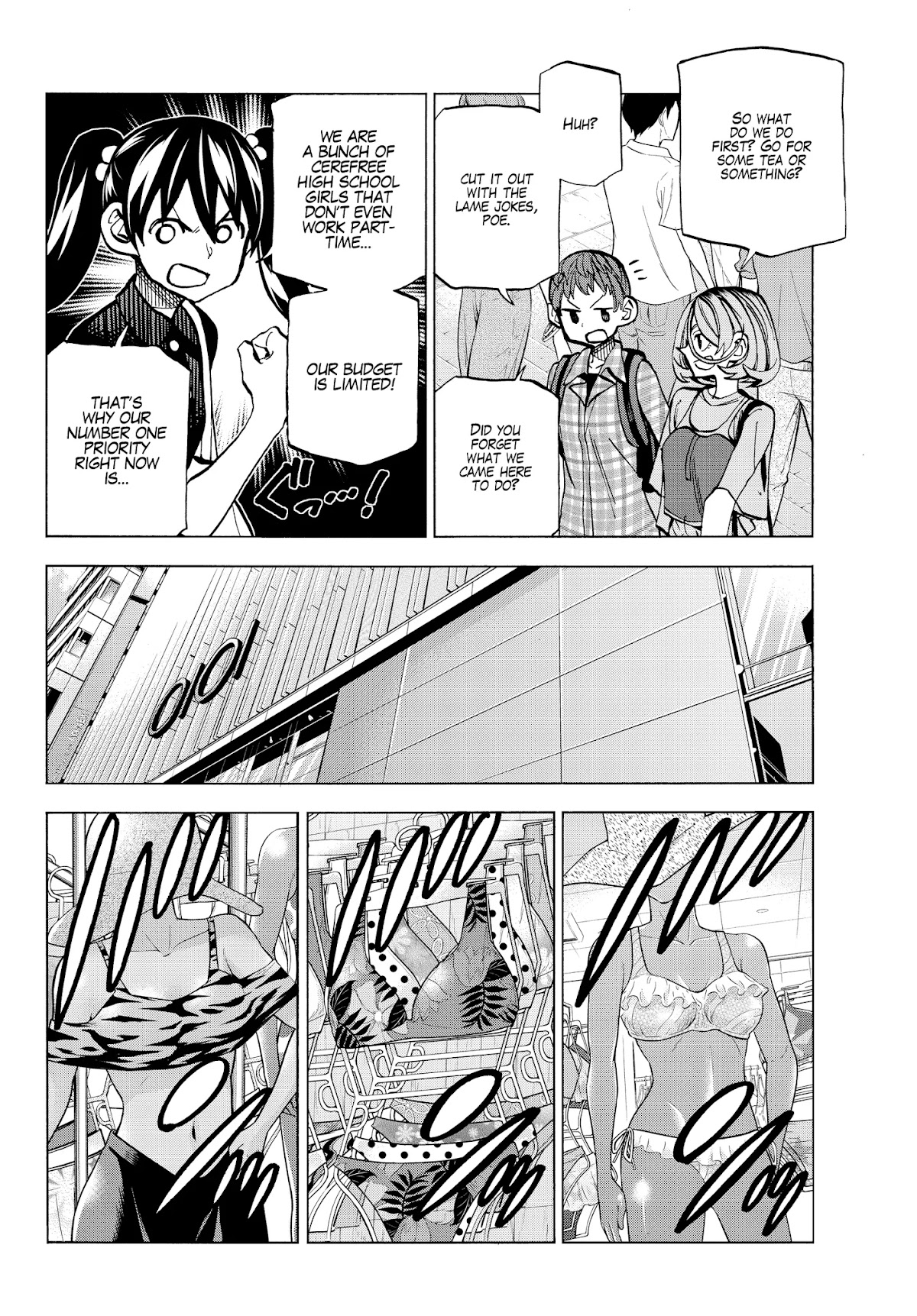 The Story Between a Dumb Prefect and a High School Girl with an Inappropriate Skirt Length Chapter 17 page 5 - Chapter 17: The Story About Dumb High School Girls and Swimsuit Shopping