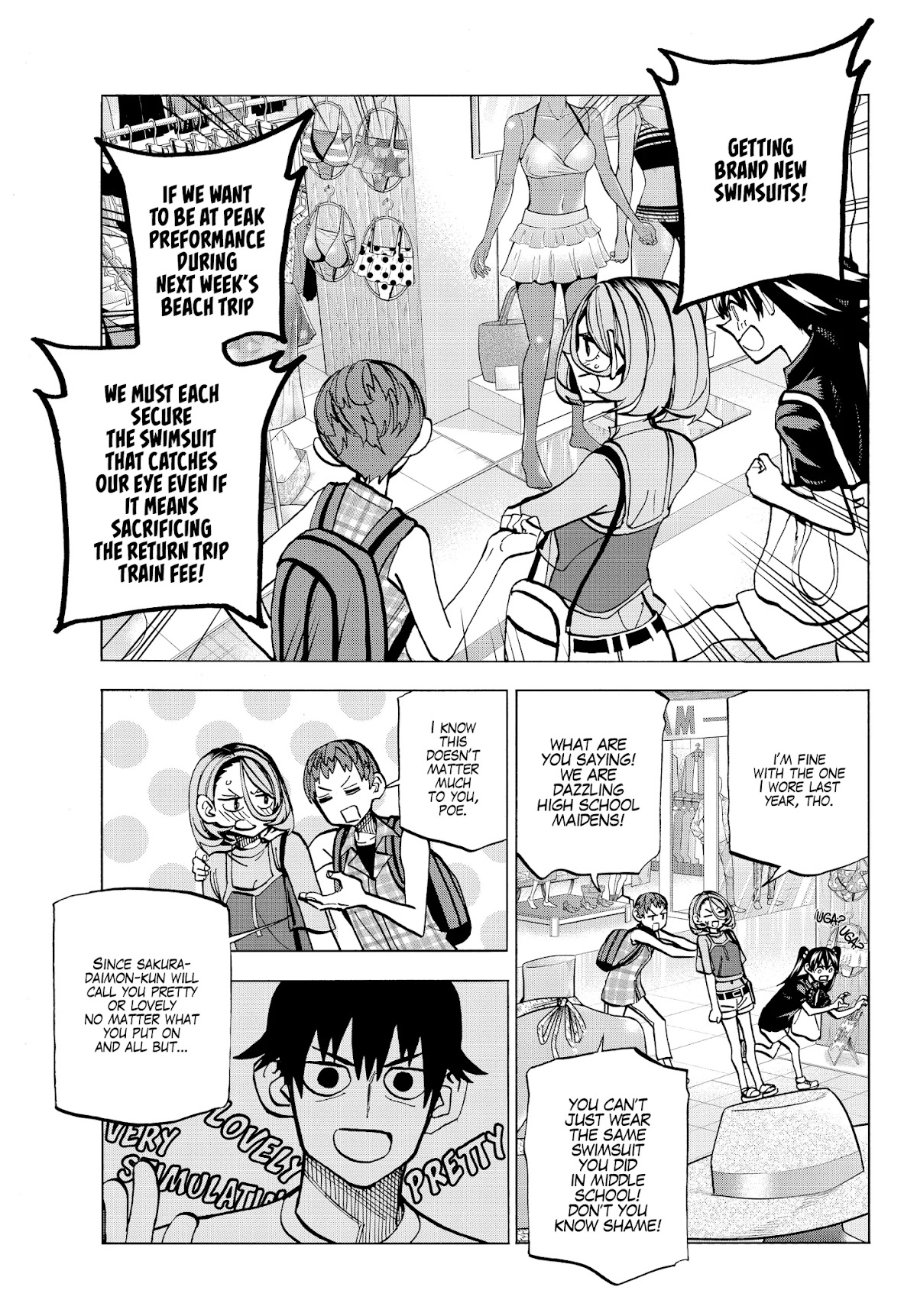 The Story Between a Dumb Prefect and a High School Girl with an Inappropriate Skirt Length Chapter 17 page 6 - Chapter 17: The Story About Dumb High School Girls and Swimsuit Shopping