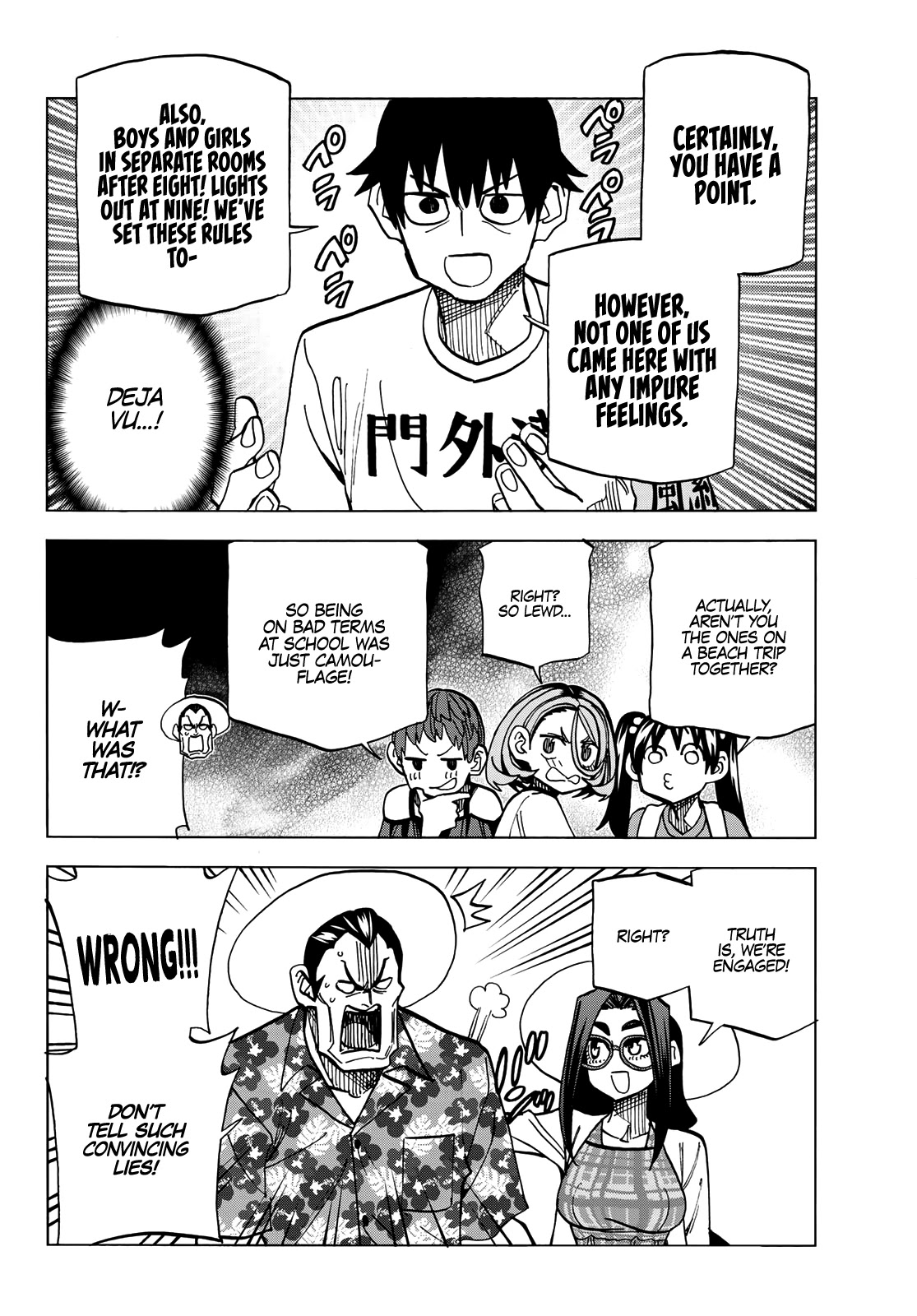The Story Between a Dumb Prefect and a High School Girl with an Inappropriate Skirt Length Chapter 19 page 17 - Chapter 19: The Story About the Dumb Prefect and his Friends Going to the Beach